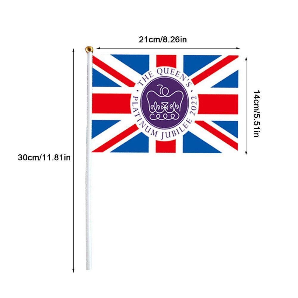 Bunting Parade Table Decoration Hand Waving  Flag Home Decor Polyester Queen