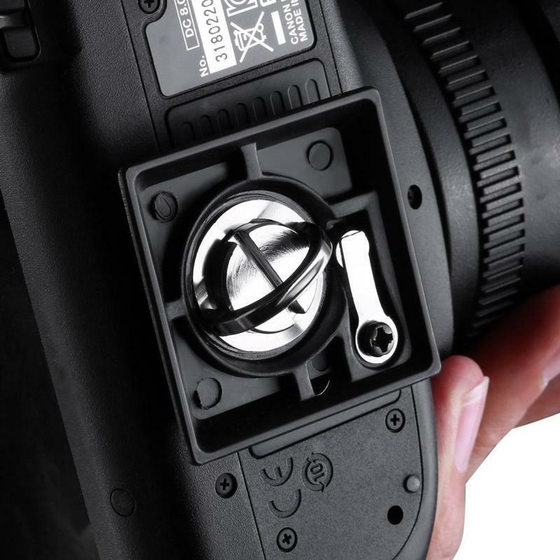 1/4" Screw with D Ring for Camera Tripod Monopod Quick Release Plate Accessories