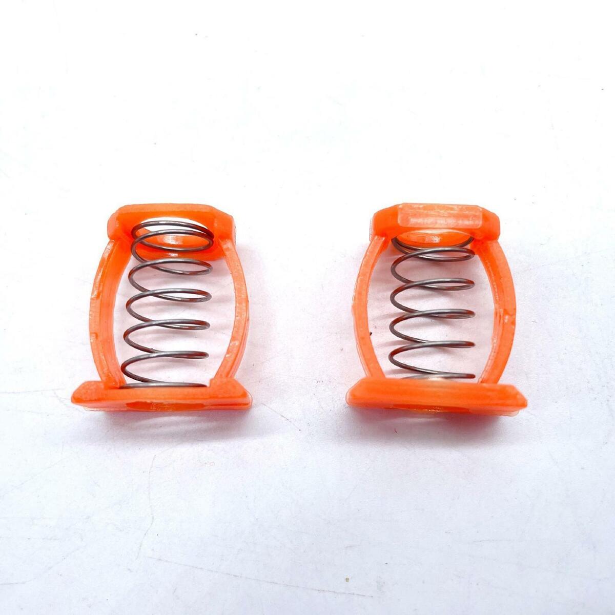 2Pcs Folding Bike Hinge Clamp Spring C Buckle Lever Fixed Accessories Refit