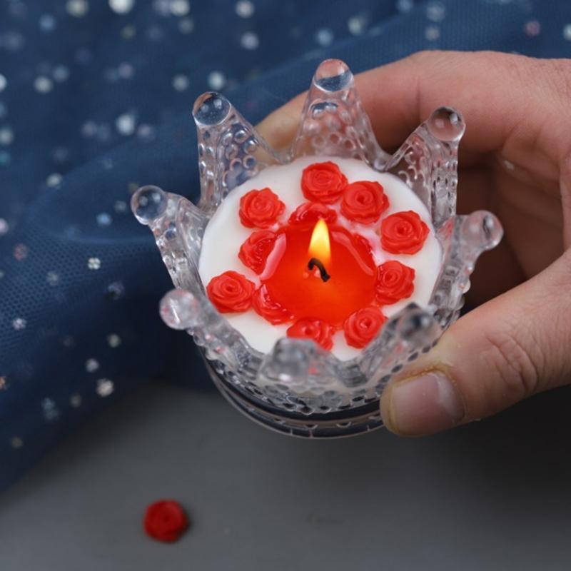 Rose Silicone Mold Small Soap Clay Chocolate Sugarcraft Baking Tool DIY Craft
