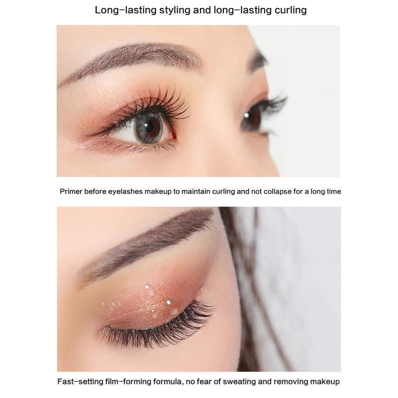 Eyelash Primer Mascara Waterproof Lengthing Volume Lash Curling Smudge-Proof