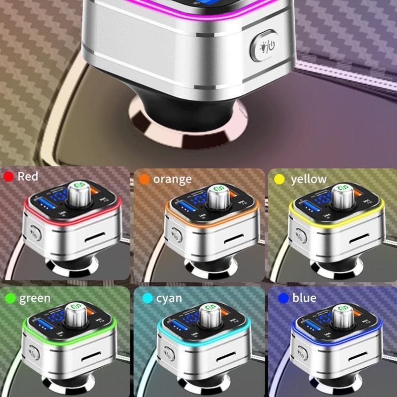 PD3.0 Car Phone Charger Mp3 Player Support App to Play Mobile Phones Music