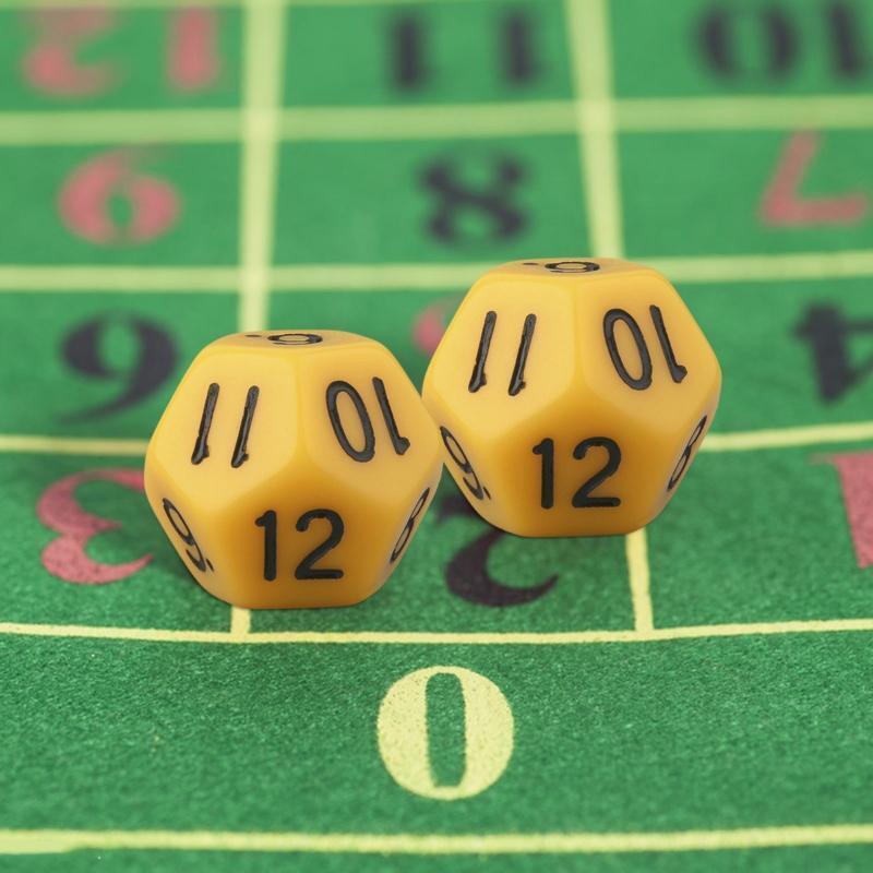 10x D12 Colors Sculpture Polyhedral Dices for Club Party Family Board Game Props