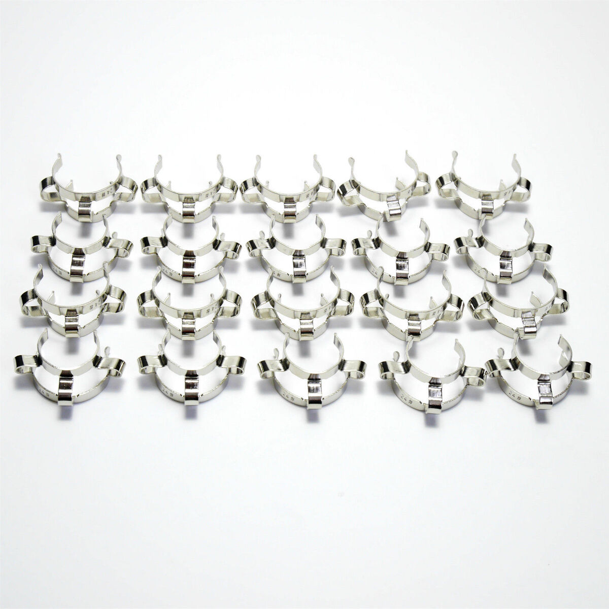 24#,Stainles Steel Clip,Keck Clamp,24/29 & 24/40 Glass Ground Joint,20Pcs/Pack