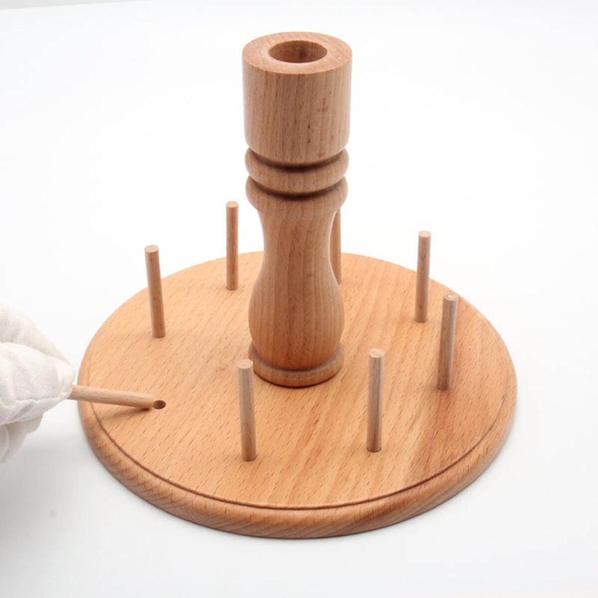 Durable  8 Spools Yarn Holder Sewing Rack Crocheting