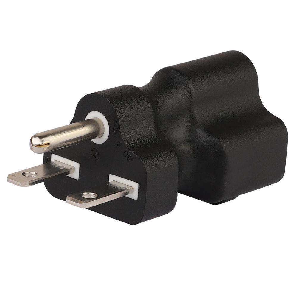 250V Nema 6-15P Male to 6-20R/15R Comb Adapter 15A to 20A Adapter