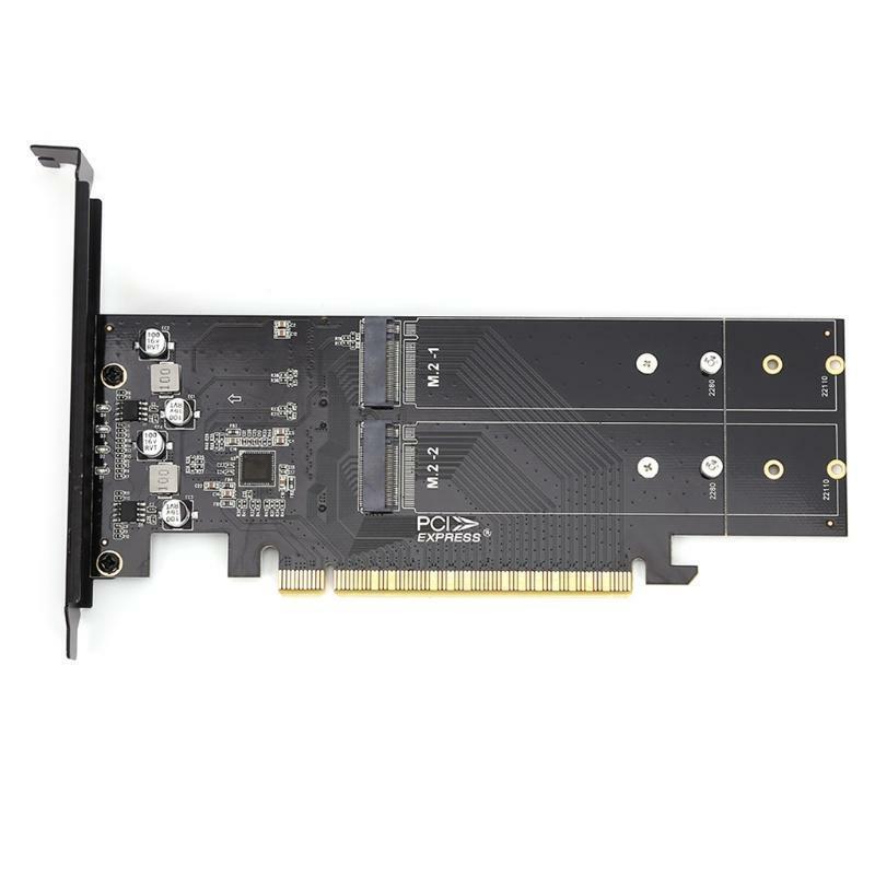 M.2 X16 to 4 Bays 4x NVME PCIE4.0 GEN3 Raid Card PCI-E M.2 X16 SSD Hard Drive