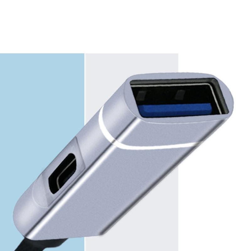 2 in 1 USB Type C Dock Station to USB3.0 + PD Charge Hub Adapter for Laptop