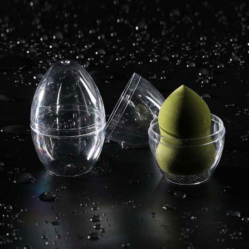 Beauty Sponge Stand Storage Case Makeup Blending Puff Holder Empty Cosmetic Egg