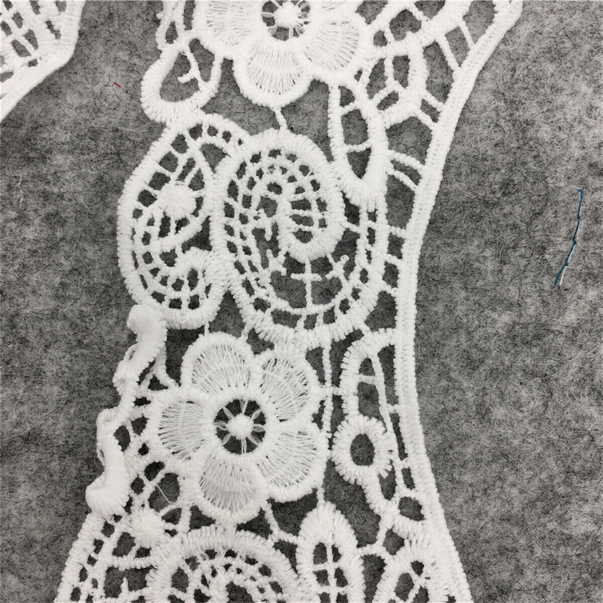Hollow Lace Collar Trim Neckline Embroidered Applique Wedding Dress DIY Sewing