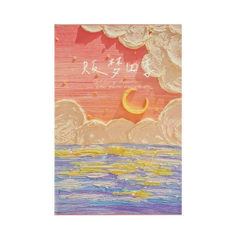 Cute Oil Painting Thank You Card Postcard for Graduation Wedding Anniversary 30x