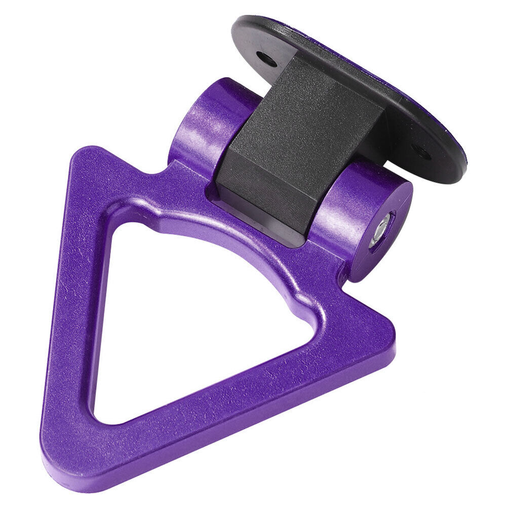 Decorative Car Trailer Hook Racing Triangle Style Bumper Tow Hook (Purple)