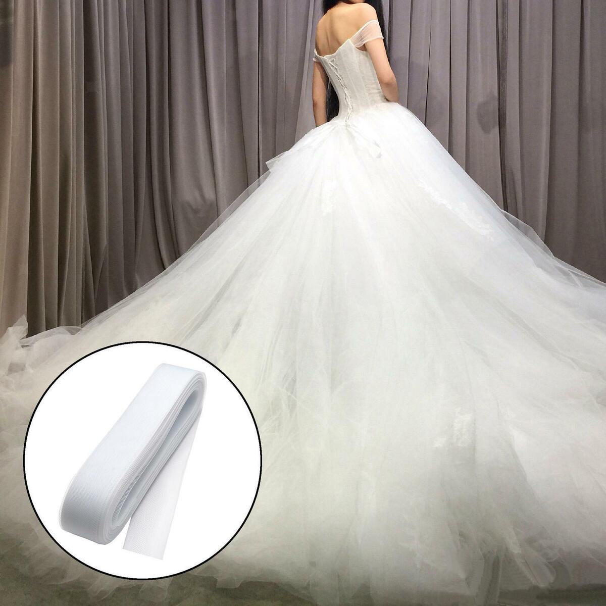2 PIeces Polyester Boning Sewing Wedding Dress Dance Gowns Dress Accessories