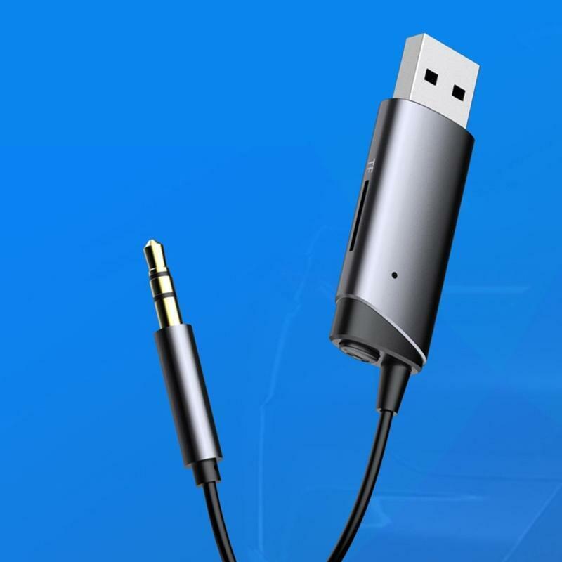 USB Audio Transmitter and Receiver Plug and Play Stereo 3.5mm Aux Adapter