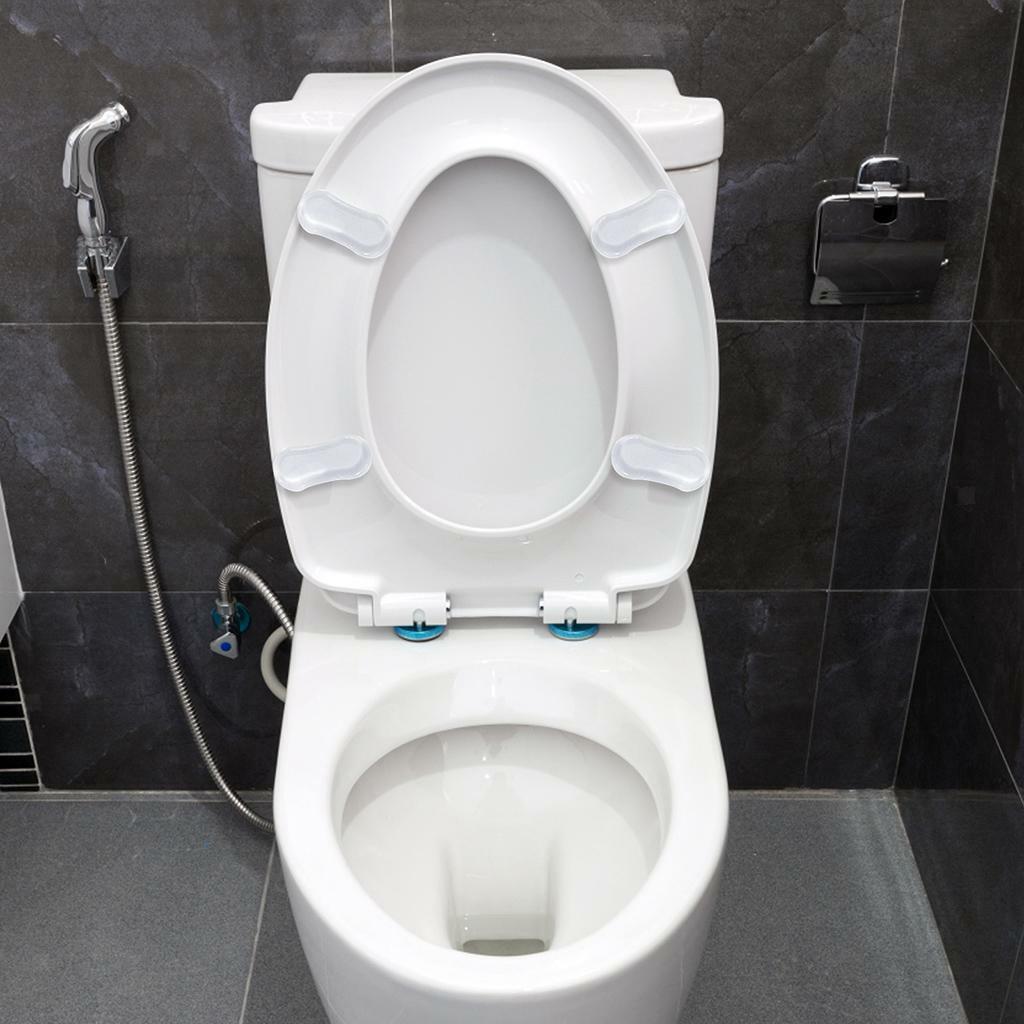 of 4 Bathroom Hardware Bidet Toilet Seat Lid Bumpers Buffer Attachment