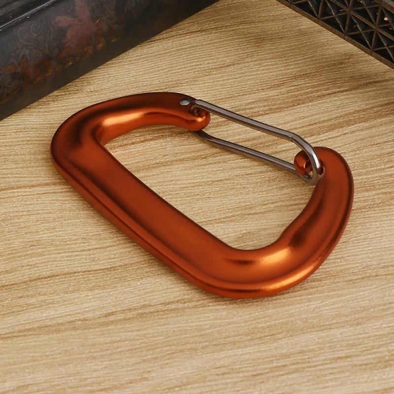 Heavy Duty D Ring Carabiners Clip for Climbing Rappelling, D Shaped Carabiner