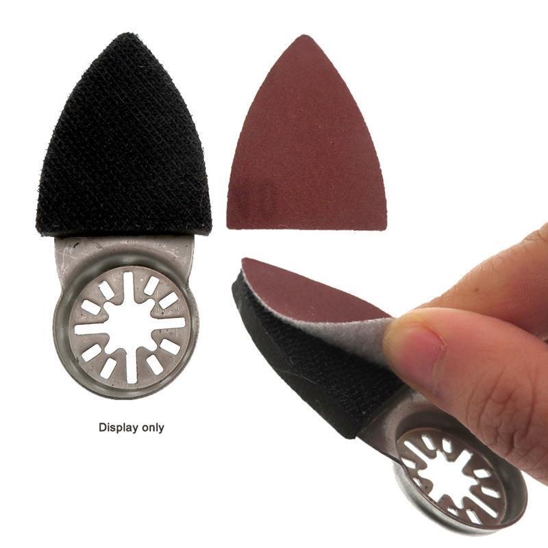 Stainless Steel  Triangular Buffer Pads Sanding Disc Backing Pad Power Tools
