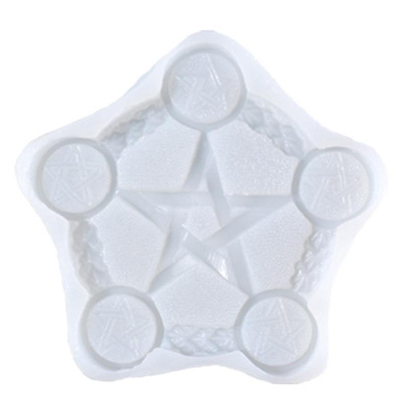 Handicrafts Casting Aroma Plaster Silicone Mold Handmade Altar Candlestick Mold