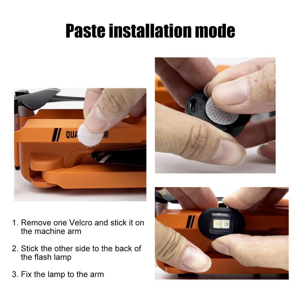 Universal Strobe Warning Light 7-color Rechargeable Aircraft Emergency Lamp