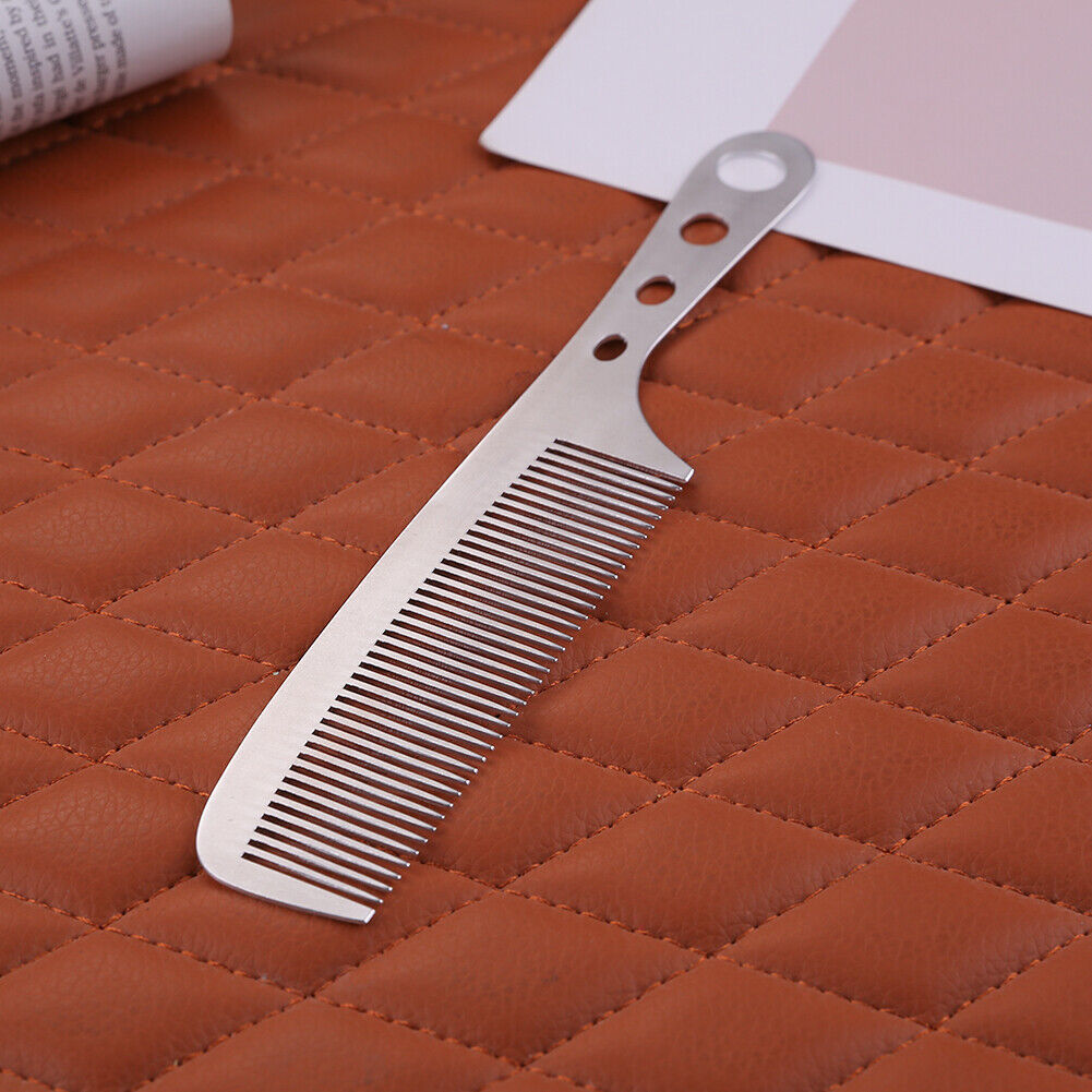 Space Aluminum Anti-static Comb Barber Hairdressing Styling Hair Brush (S)