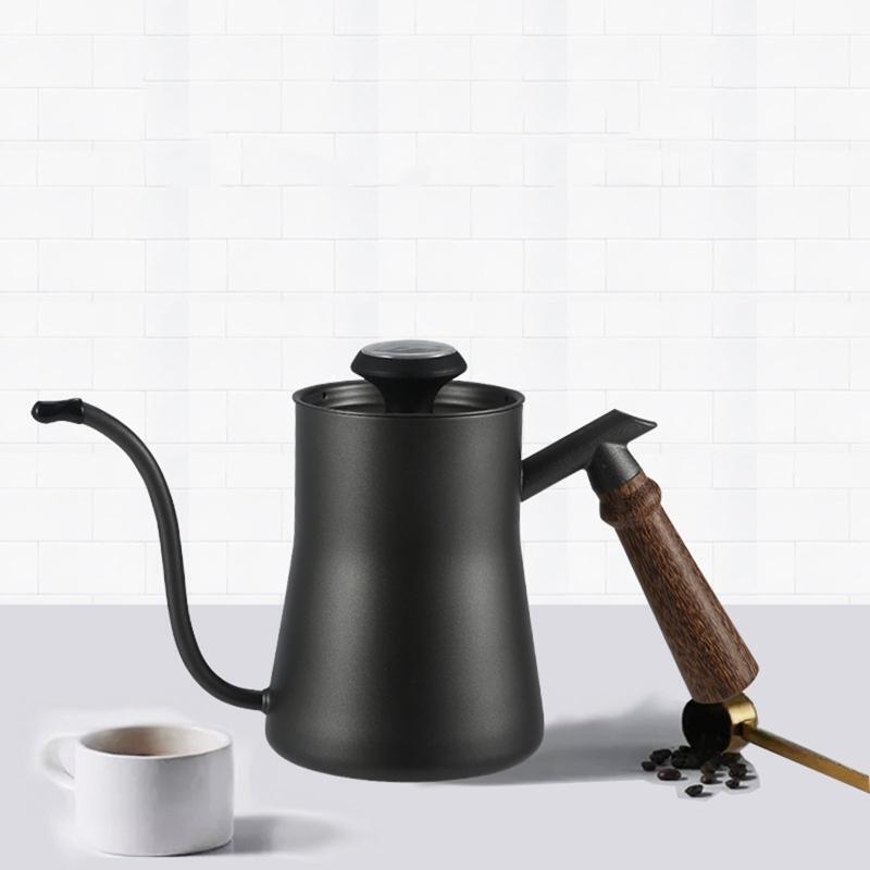Coffee Teapot 550ml Stainless Steel Teapot Tea Kettles Drip Over Coffee Kettle