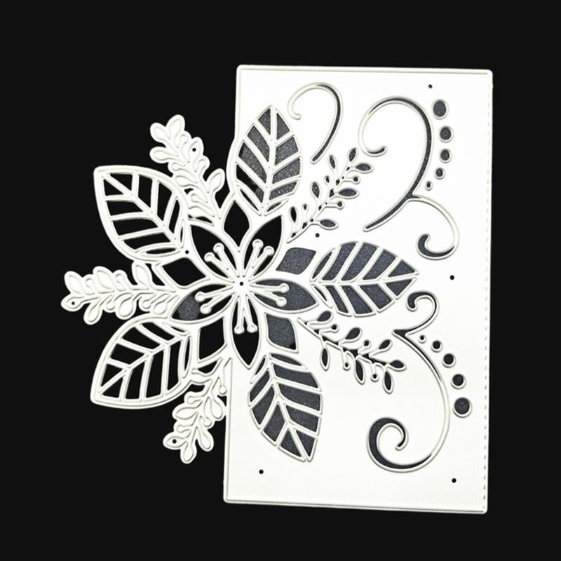 Flower Leaves Metal Cutting Dies Stencil Scrapbooking DIY Album Stamp Paper Card