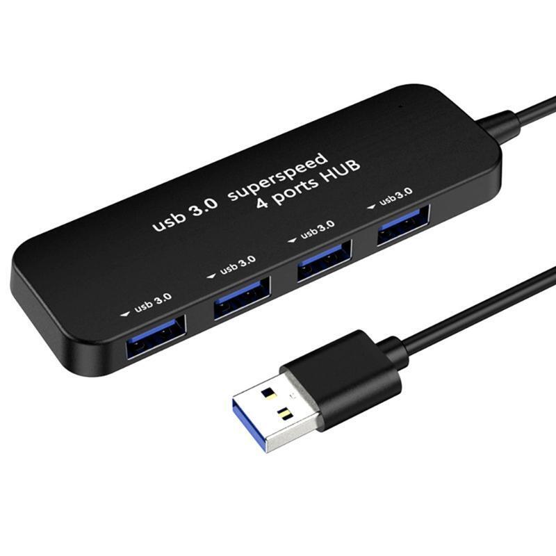 4-Port 3.0 USB Hub HighSpeed Data Transmission for Mobile HDD Laptop PC