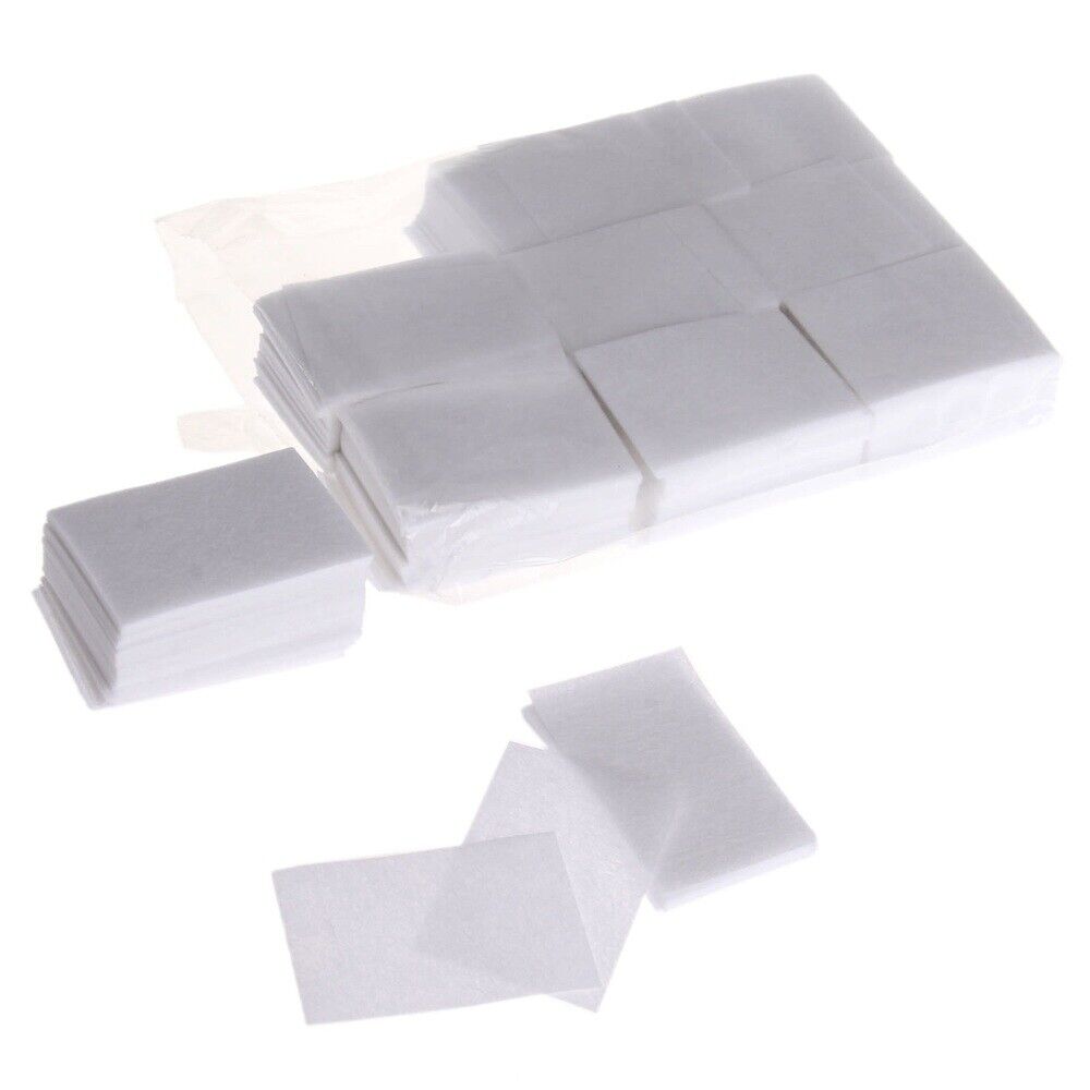Soft Lint Free Nail Wipes 900Pcs White Manicure Nail Art Polish Cleaner Remover
