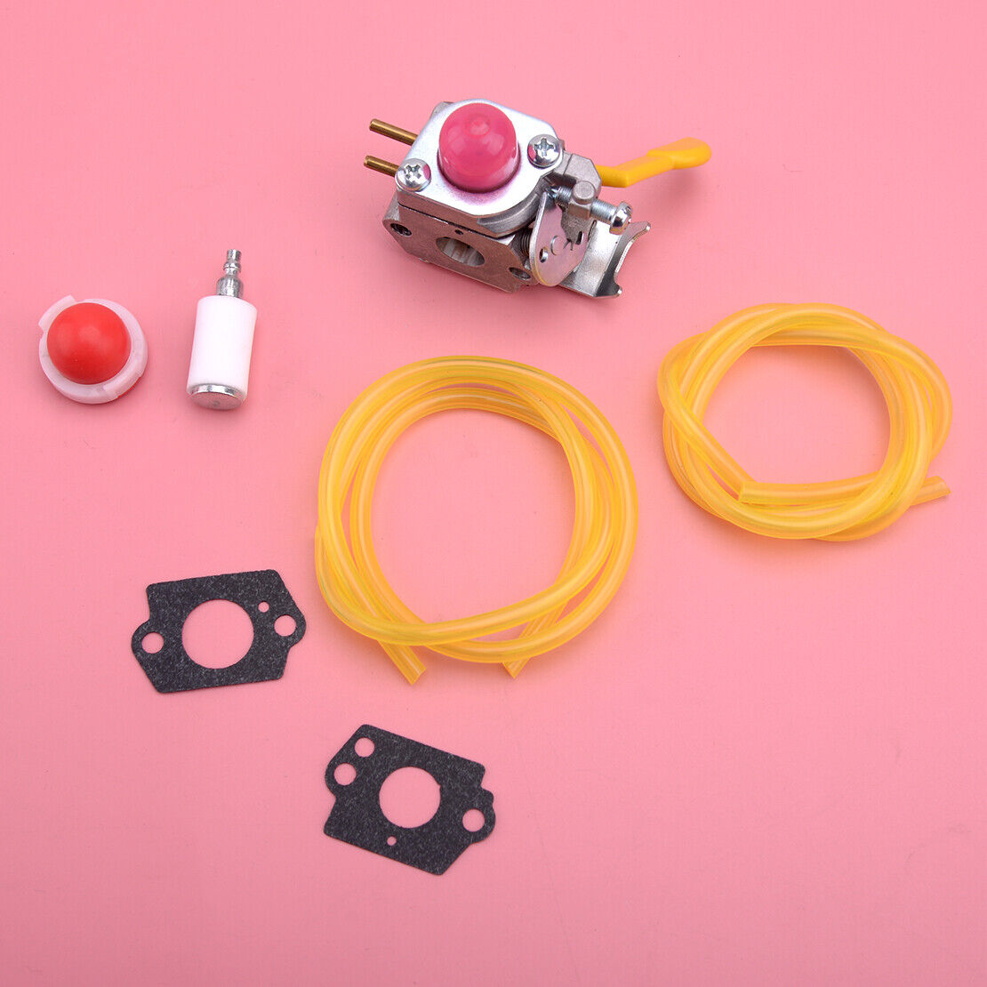 Carburetor & Fuel Filter Kit Fit For Jonsered GT2124C Partner B250 B/L Colibri