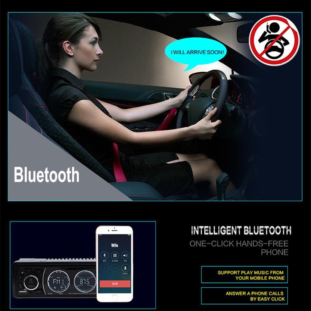 12V Stereo Bluetooth-compatible Car Audio MP3 Player USB FM Radio U Disk Me