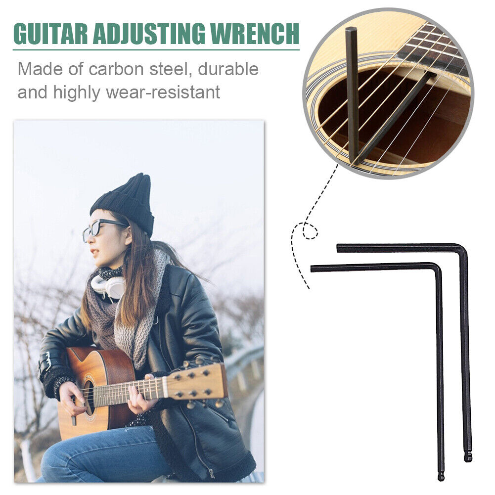 2pcs Guitar Truss Rod Adjustment Wrench for Martin Acoustic Electric Guitar