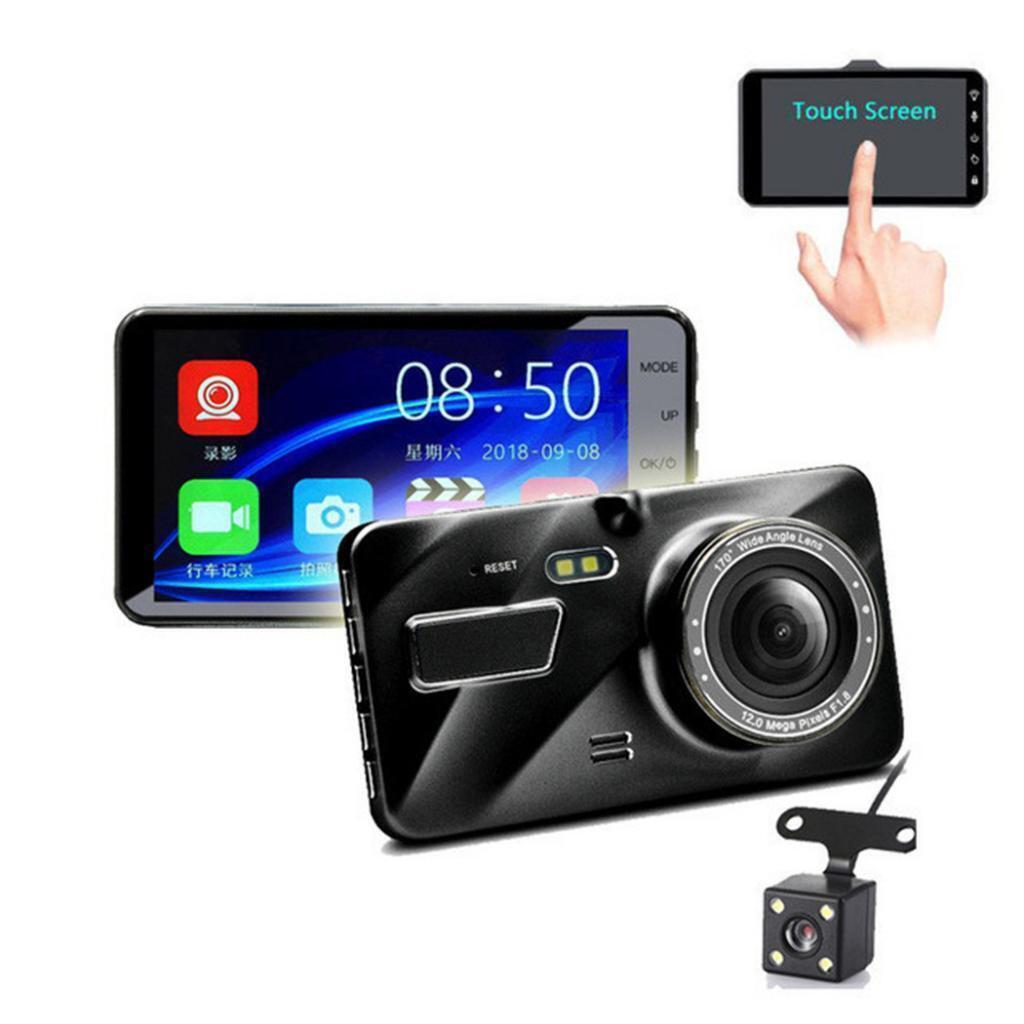 HD 1080P 4.0" Touch Screen Car DVR Dashcam Balck Video Recorder
