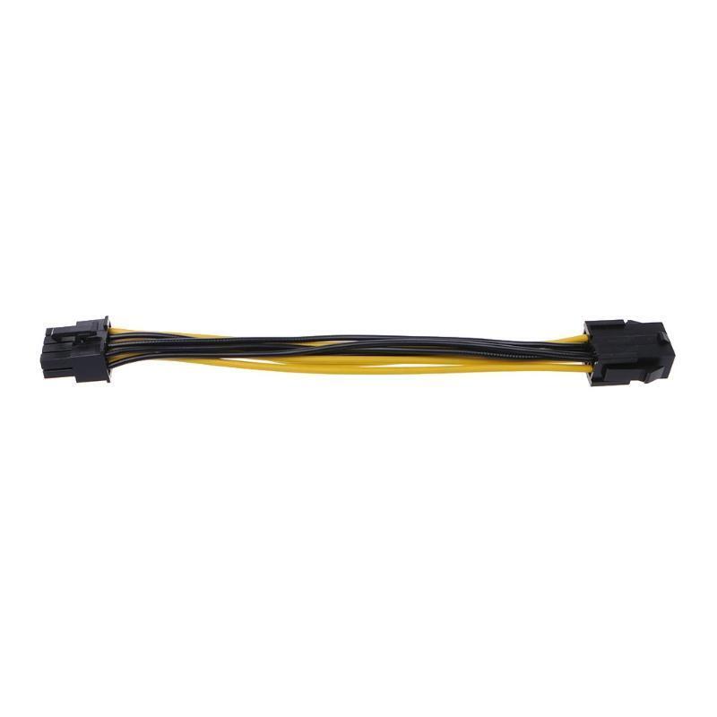 PCIE 6P to 8P Cable 6Pin to 8Pin Video Card Converter Cable Cord 18CM 5PCS/Pack