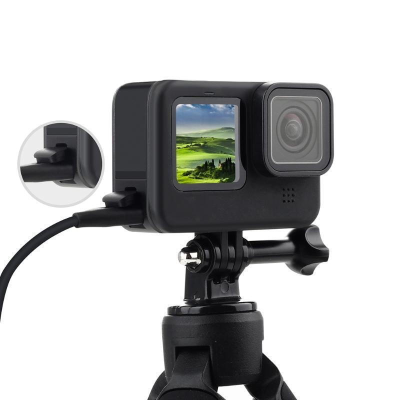 Metal Side Door Battery Cover Replacement Part Compatible with Hero 9 Black