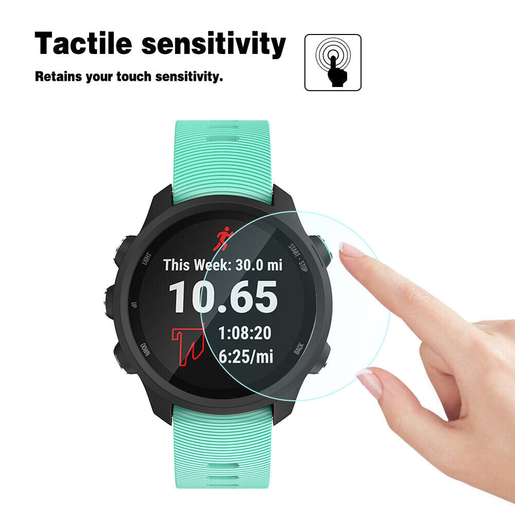 2pcs Watch Tempered Glass Screen Protector Film for Garmin Forerunner 745