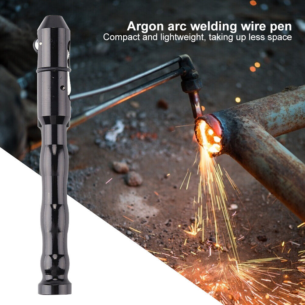 Welding Tig Pen Finger Feeder Dab Rod for 1.0-3.2mm Filler Wire Pen (Black)