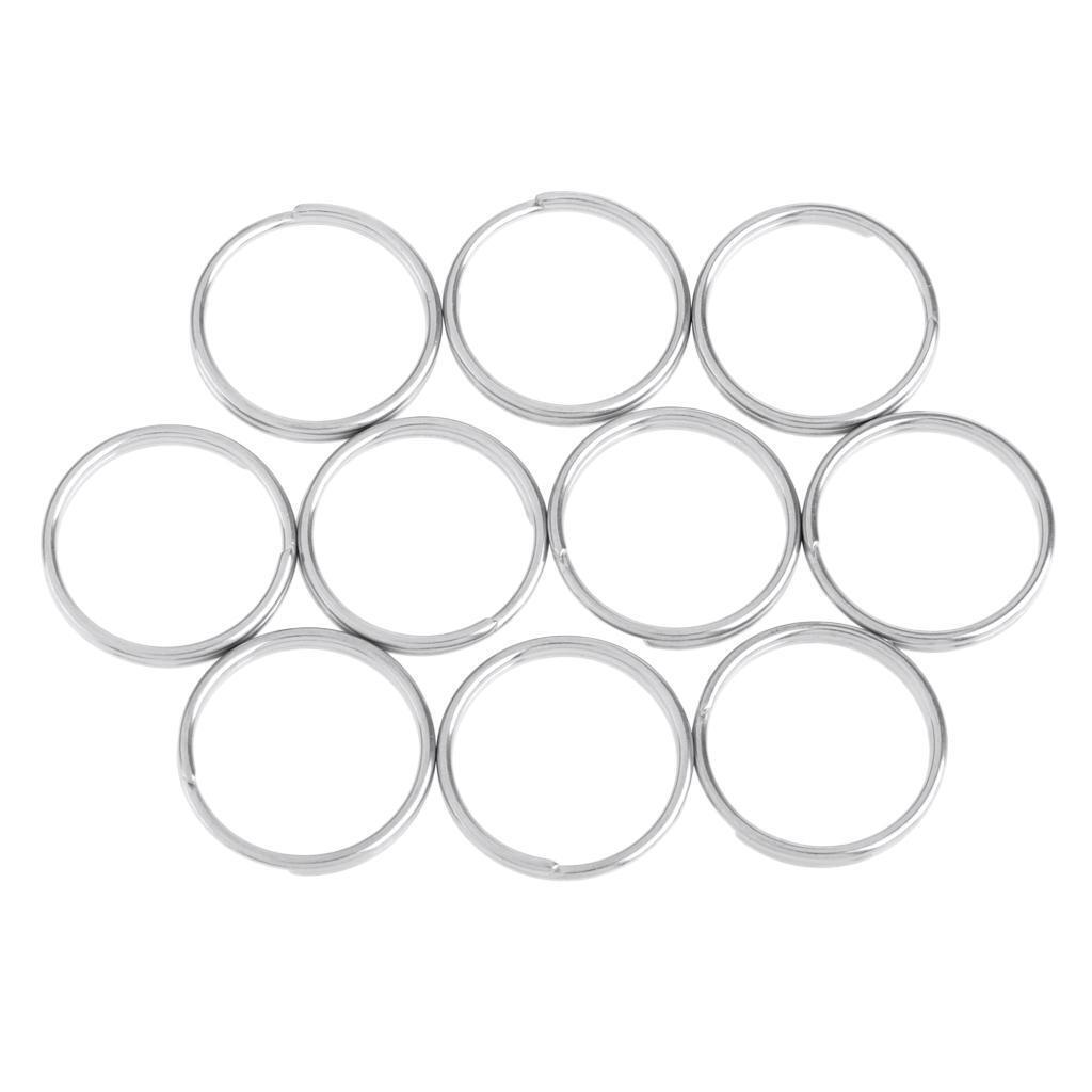 10 Pieces 316 Stainless Steel Scuba Diving O Ring Water Sports Boat Keychain
