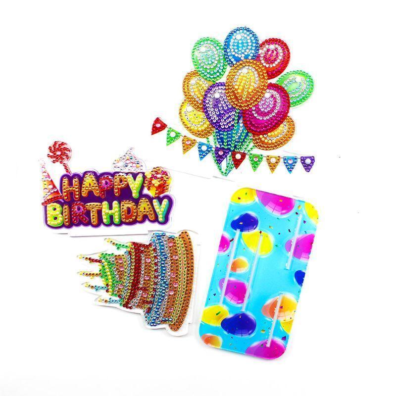 birthday cake New 5D Diamond Painting Cross Stitch DIY Diamond Embroidery