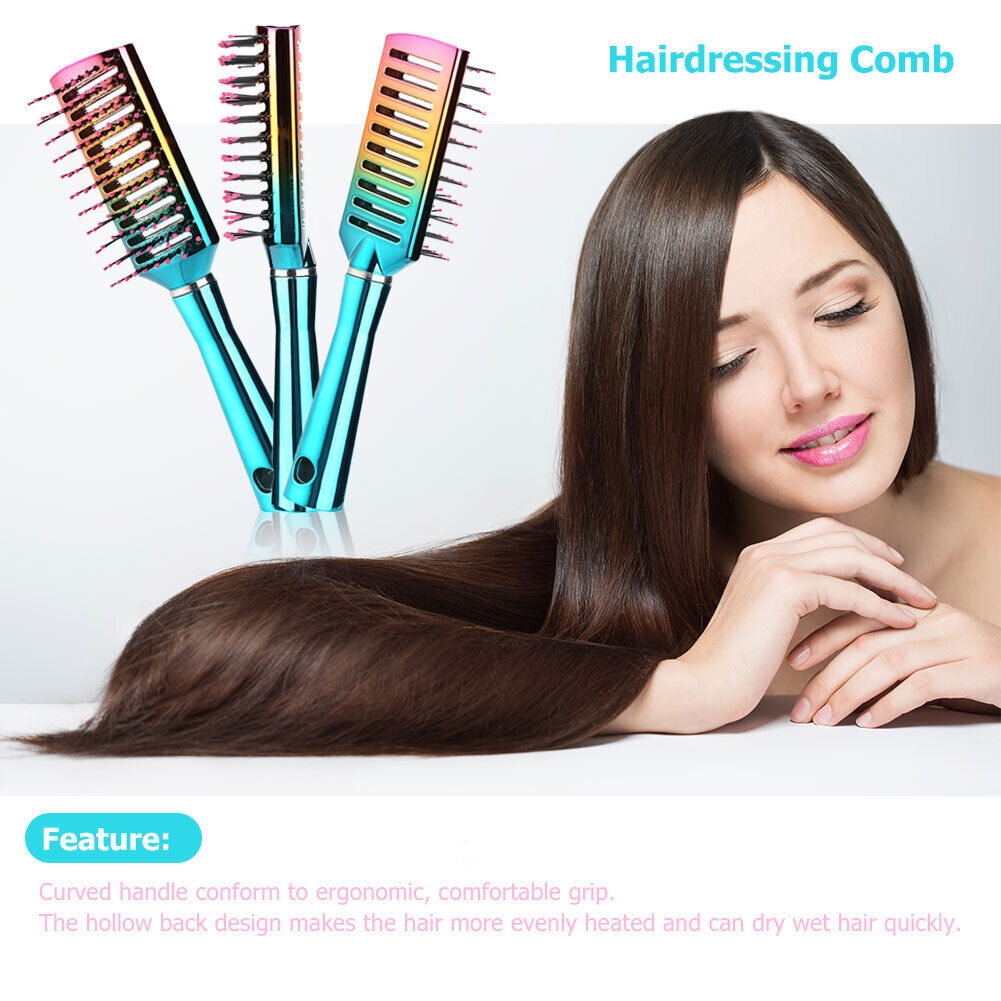 Circular Tooth Hairdressing Comb Anti-static Massage Comb Hair Styling Tool