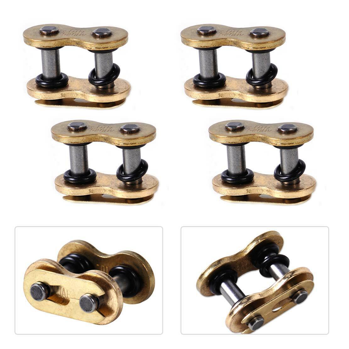 4x Heavy Duty O Ring Connecting Chain Master Links fr Motorcycle Dirt Bike Li