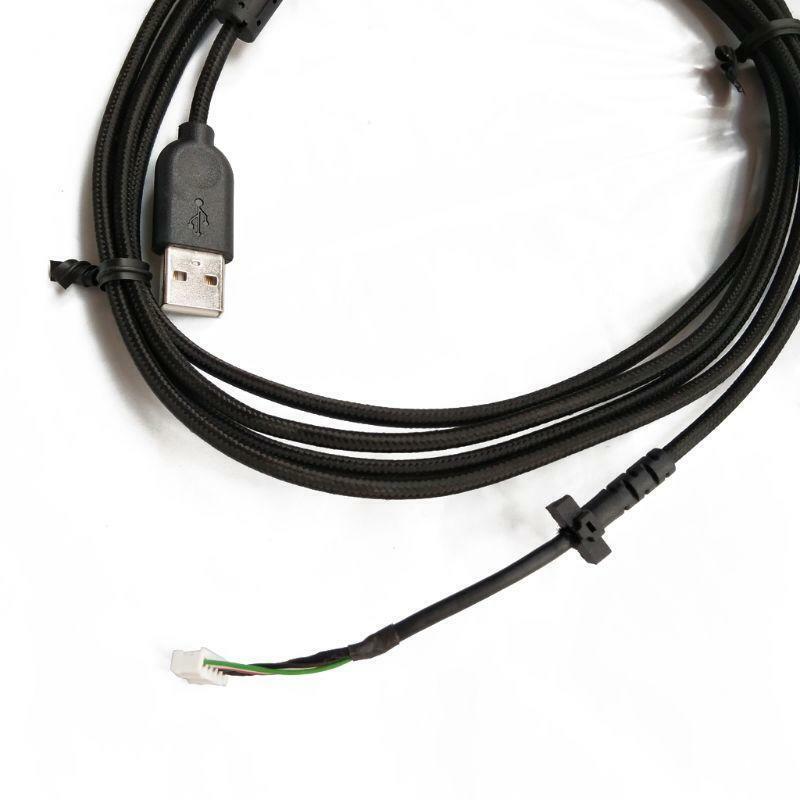 Durable Nylon USB Soft Mouse Cable Line Replacement Wire For logitech G403 Mouse