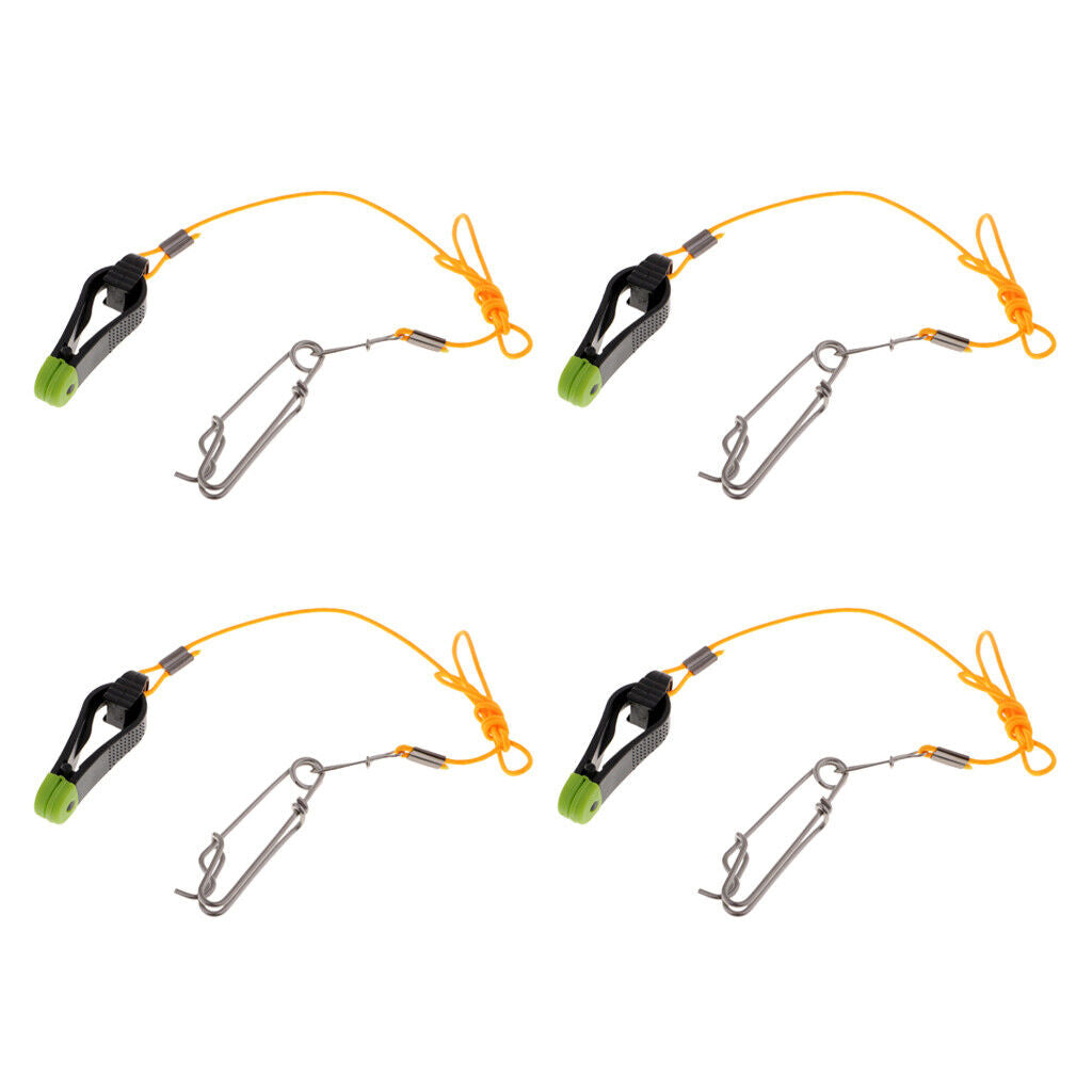 4pcs  Plus Release  with 17" Leader for Planer Board, Downriggers