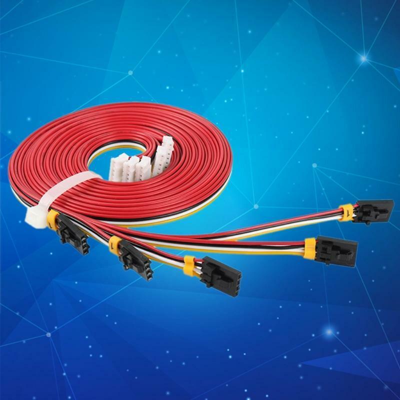 5pcs 1m NAMA17 42 Stepper Motor Cables Mini-Rambo Einsy for Prusa I3 MK2 MK2S