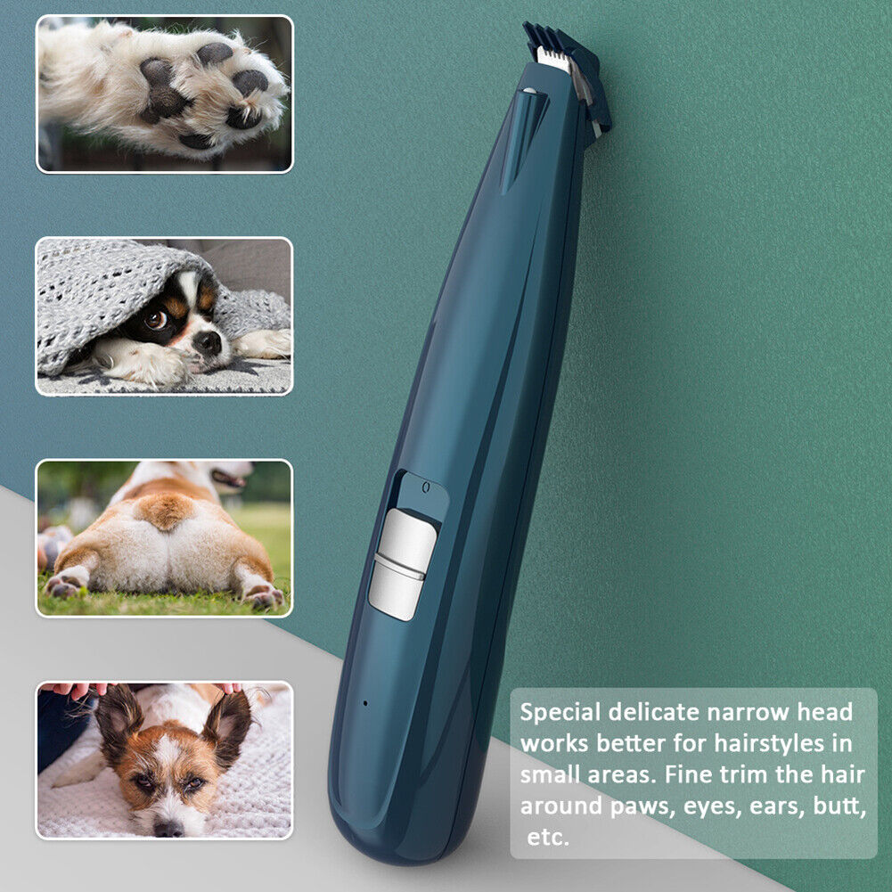 Electric Dog Hair Clippers USB Grooming Haircut Trimmer Shaver Cutter Set