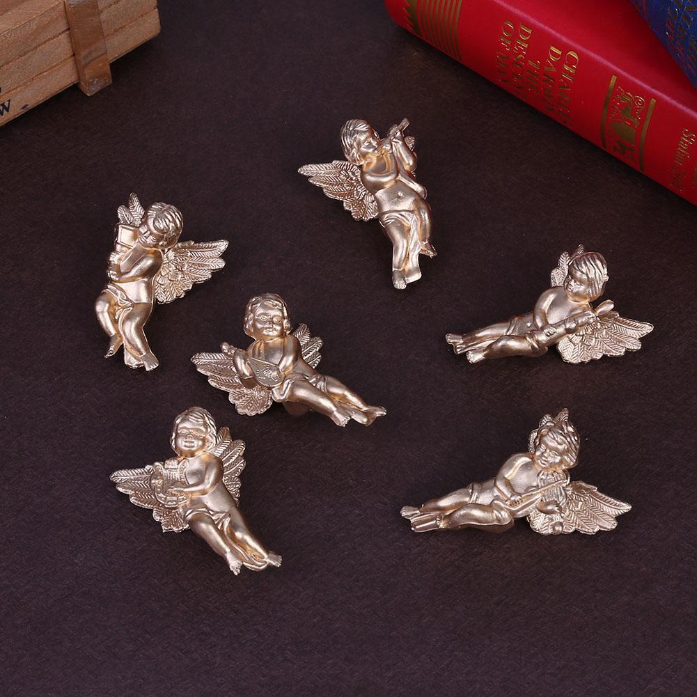 6 Kinds/Bag Angel Shaped Ornaments Wings Christmas Decorations Ornaments