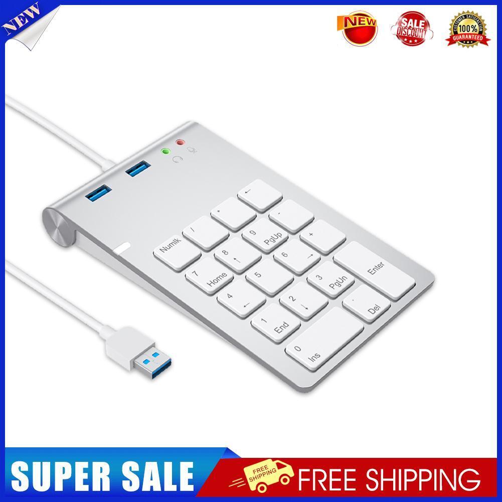 18 Key Numeric Keypad Numpad USB HUB Digital Keyboard for Laptop Desktop PC
