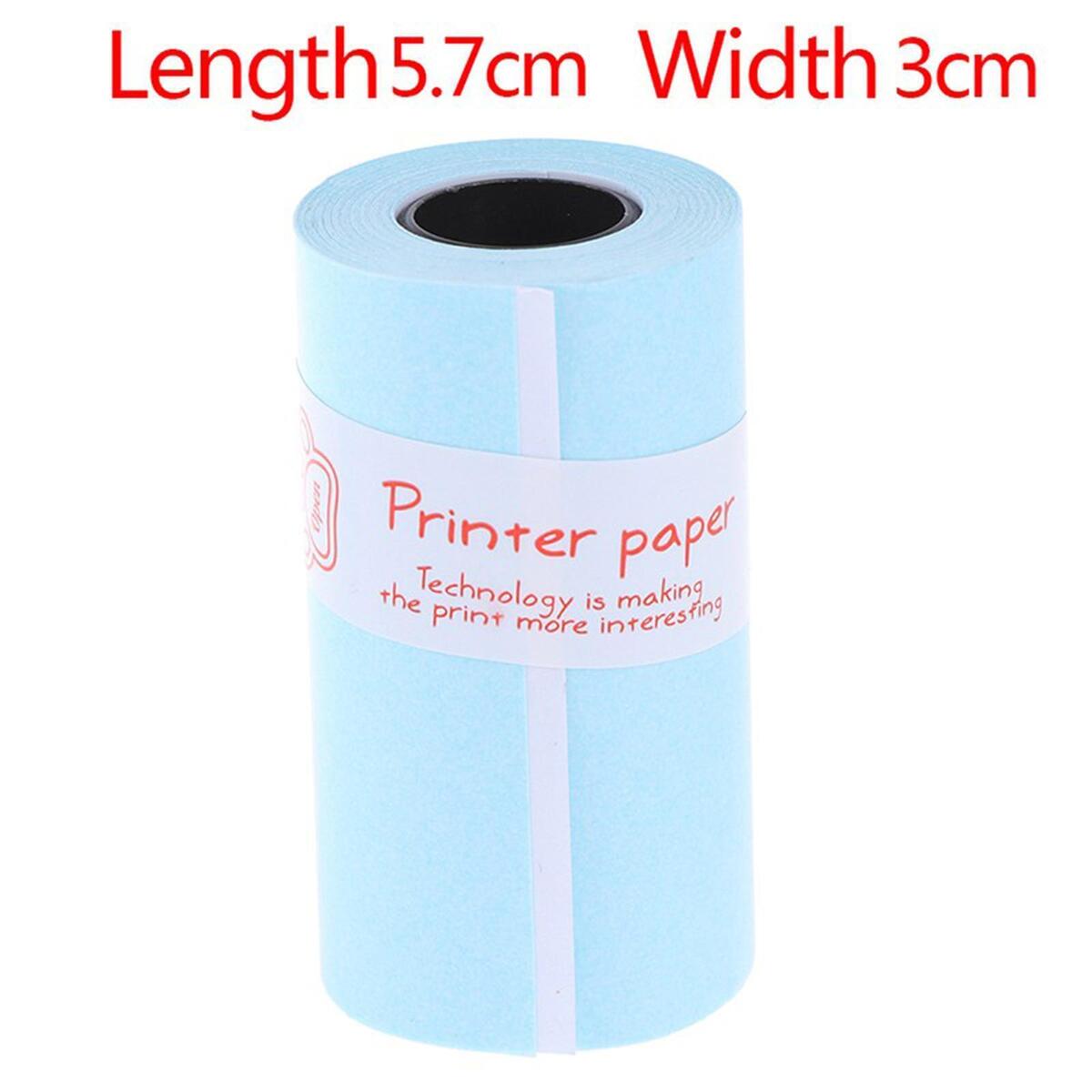 3Pcs Mini Portable Thermal Printer Paper Photo Pocket Thermal Printer 58 mm
