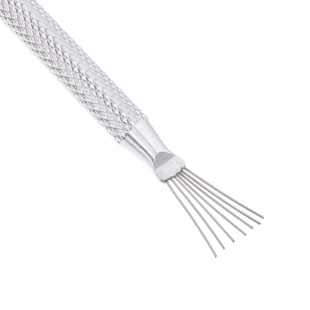 Aluminium Wire Clay DIY Sculpting Tool 7 Pins Ceramics Pottery Texture Brush