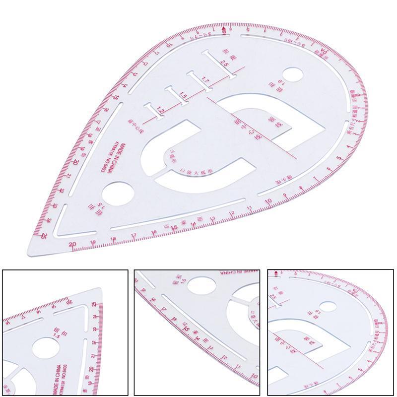Sleeve Curve Ruler Drawing Drafting MeasureTemplate DIY Clothing Accessories