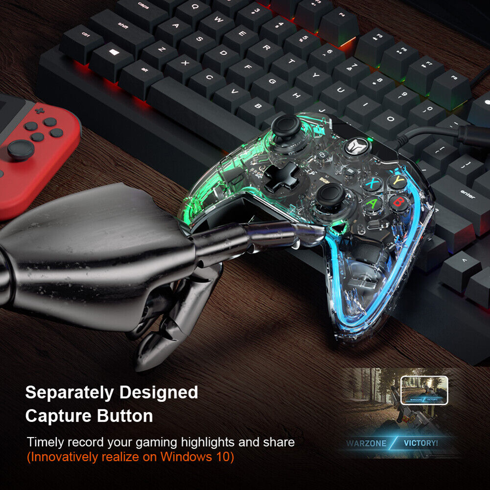 BIGBIG WON C1 Wired Gamepad RGB PC Controller for Switch PS4 PS5 Console